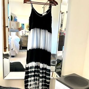 NWOT Anthropologie maxi dress tie dye xs